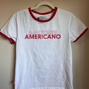 Dutch Bros Another Americano White and Red T-Shirt